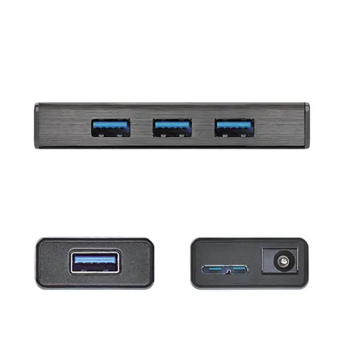 Hub 4 θυρών J5 Create JUH340, USB 3.0, 1:4, Μαύρο - 3