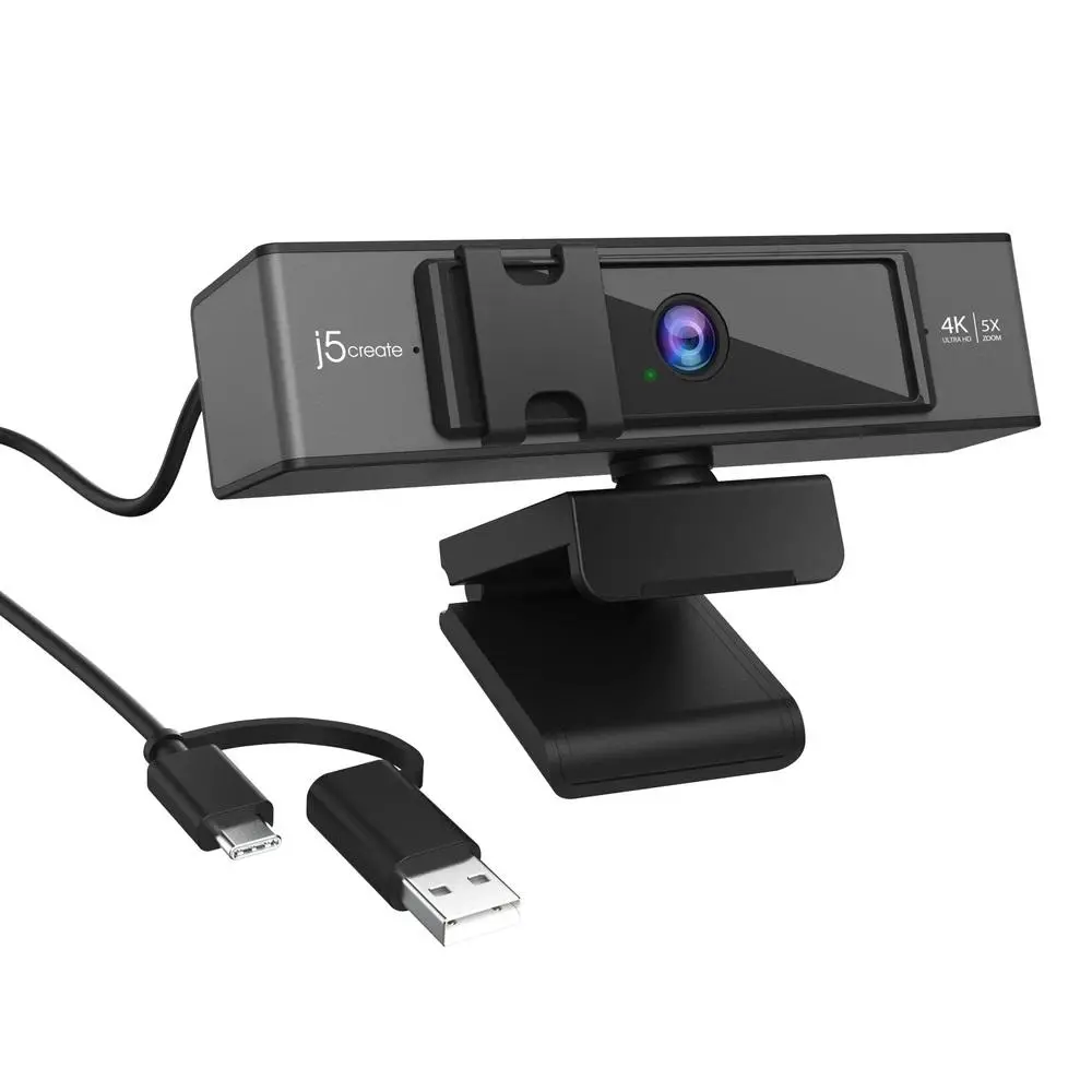 Уеб камера j5create JVCU435, 4K UltraHD, Микрофон, USB, 5x Digital Zoom, Remote Control - image 2