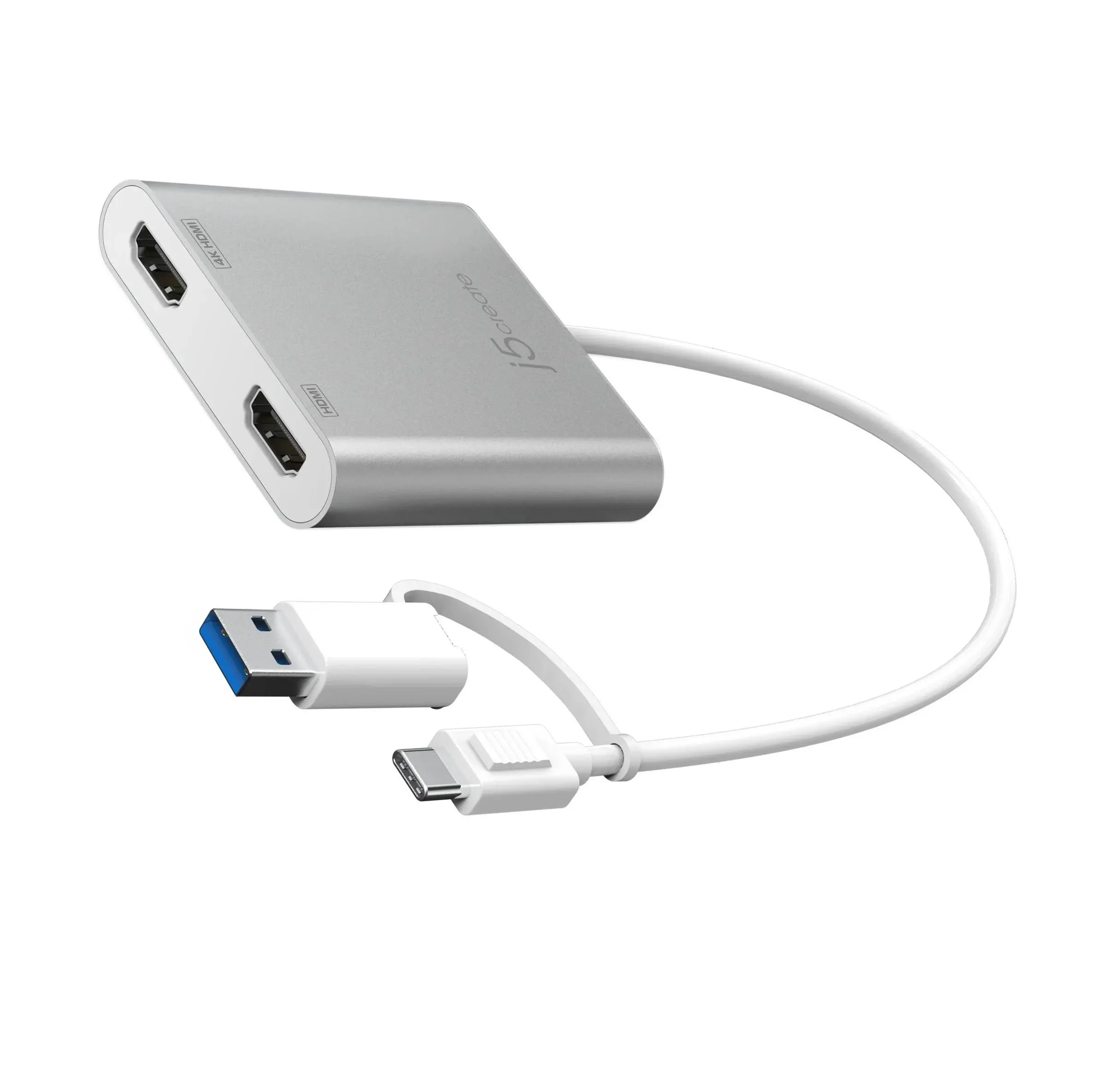 Адаптер j5create JCA365, За 2 монитора, USB-C - 2 x HDMI - image 1