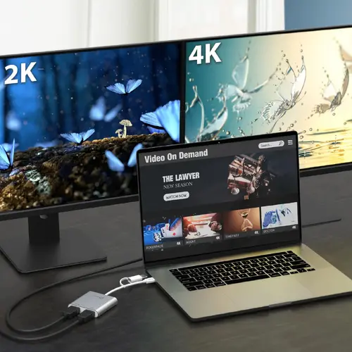 Адаптер j5create JCA365, За 2 монитора, USB-C - 2 x HDMI - image 3