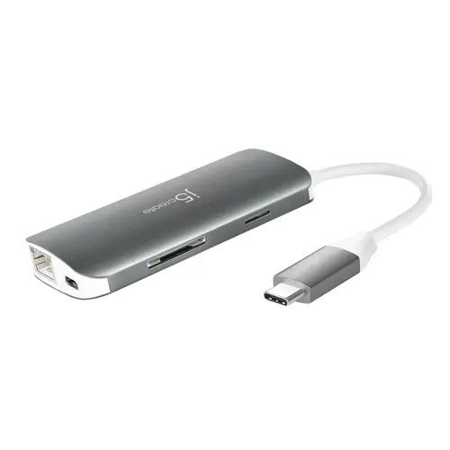 Докинг станция j5create Multi-Port JCD383, USB, HDMI, Ethernet, SD, microSD - image 1