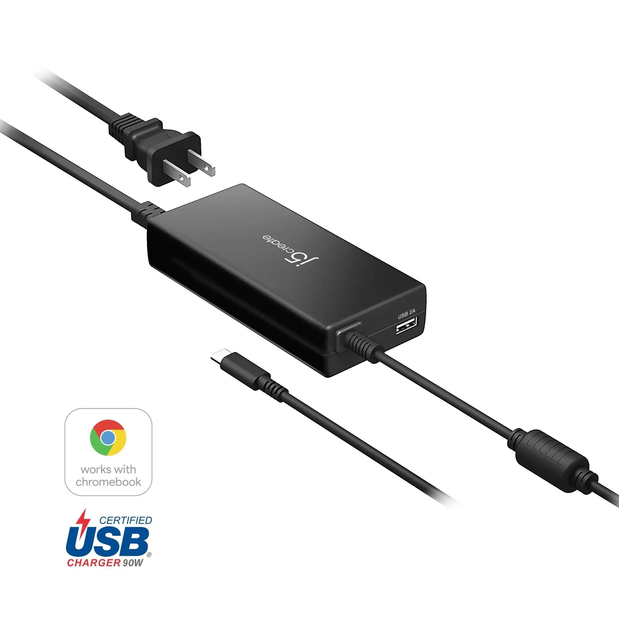 Зарядно j5create JUP2290C, PD 100W, USB-A, USB-C - image 2