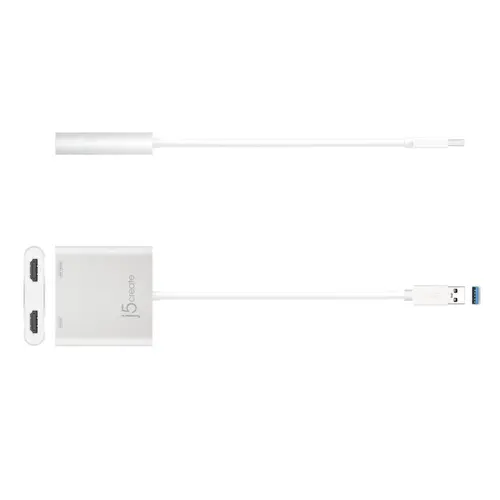 Адаптер j5create JUA365, За 2 монитора, USB-C - HDMI - 3