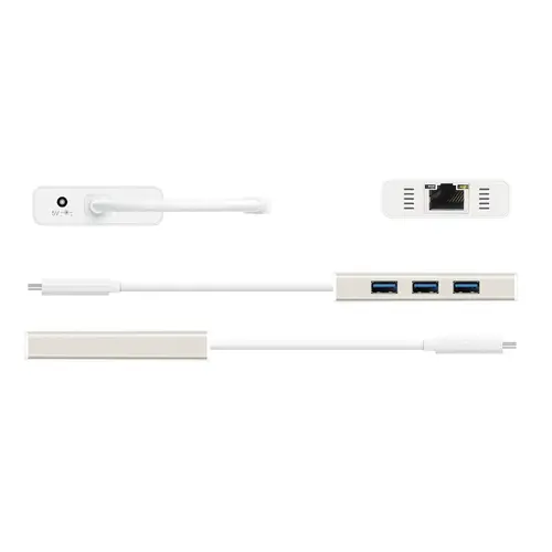 Хъб 3-портов J5create JCH471, USB-C 3.1, USB-A 3.0, Gigabit Ethernet - image 2