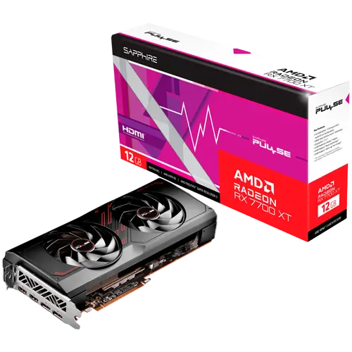 SAPPHIRE PULSE AMD RADEON RX 7700 XT GAMING 12GB GDDR6 DUAL HDMI / DUAL DP