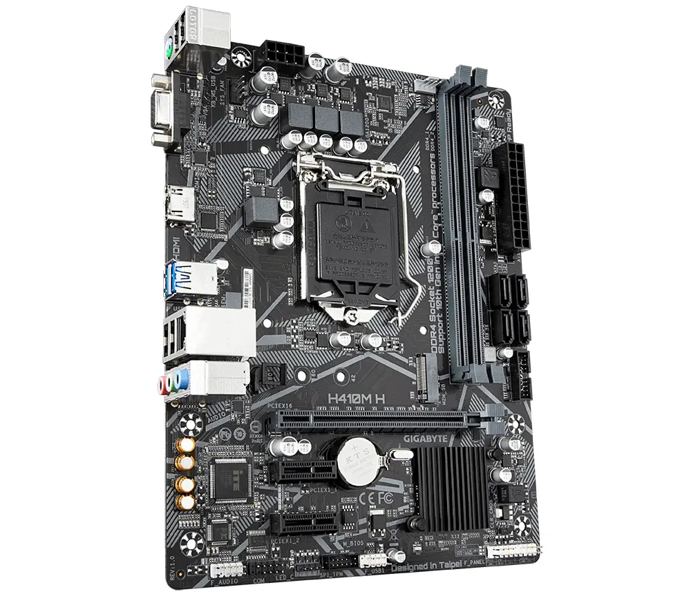 Дънна платка GIGABYTE H410M-H V2, Socket 1200 - image 2