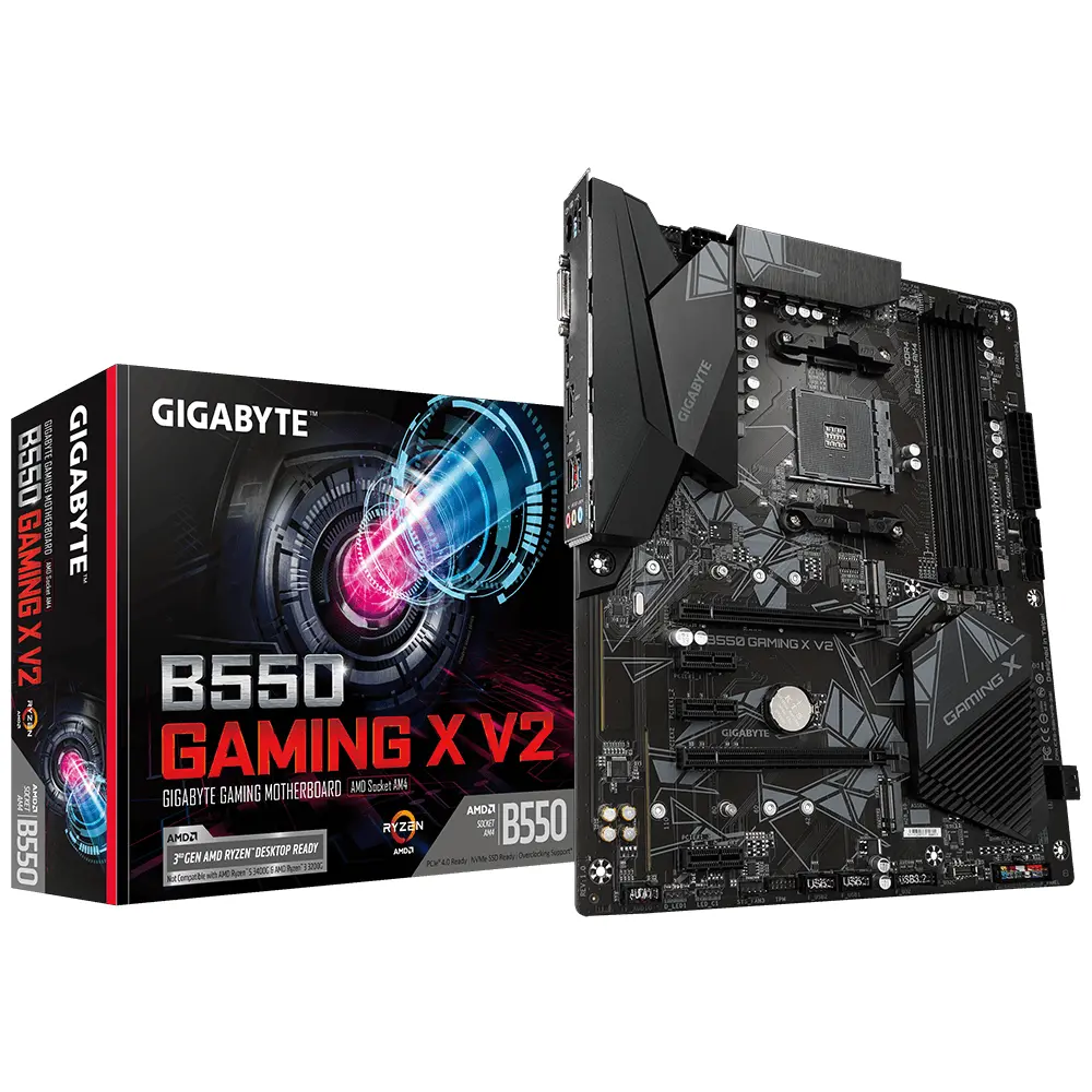Μητρική πλακέτα GIGABYTE B550 GAMING X V2 Socket AM4, 4 x DDR4, RGB Fusion, V2 (rev. 1.0)