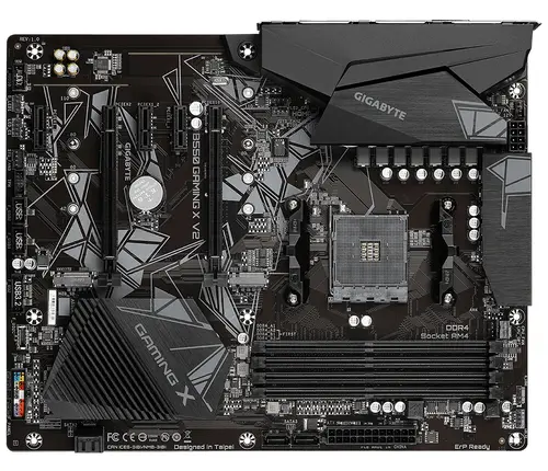 Дънна платка GIGABYTE B550 GAMING X V2 Socket AM4, 4 x DDR4, RGB Fusion, V2 (rev. 1.0) - image 1