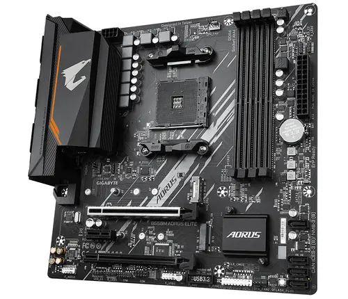 Дънна платка GIGABYTE B550M AORUS ELITE, Socket AM4 - image 1