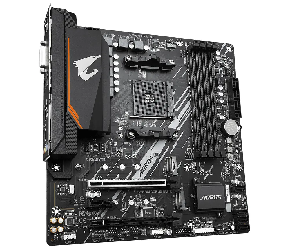 Дънна платка GIGABYTE B550M AORUS ELITE, Socket AM4 - image 2
