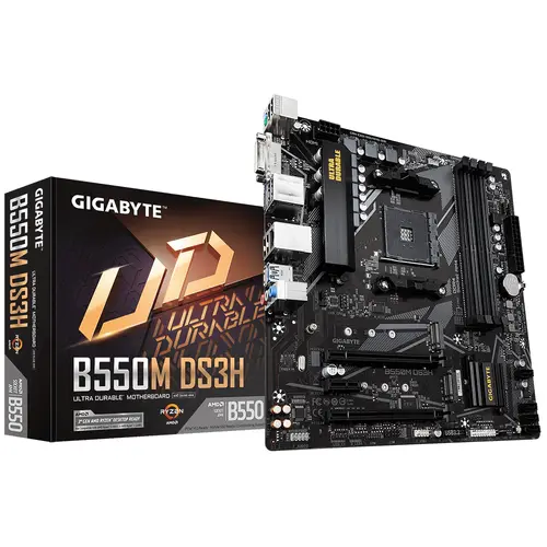 Дънна платка GIGABYTE B550M DS3H, Socket AM4, 4 x DDR4 - image 4