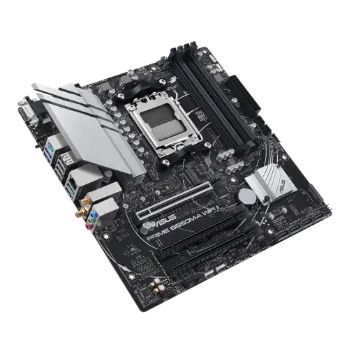 Дънна платка ASUS PRIME B650M WI-FI II socket AM5, 4xDDR5, Aura Sync, PCIe 5.0 SSD Slot - image 3