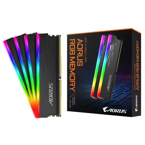 Памет Gigabyte AORUS RGB 16GB DDR4 (2x8GB) 3733MHz с Демо Кит - image 4