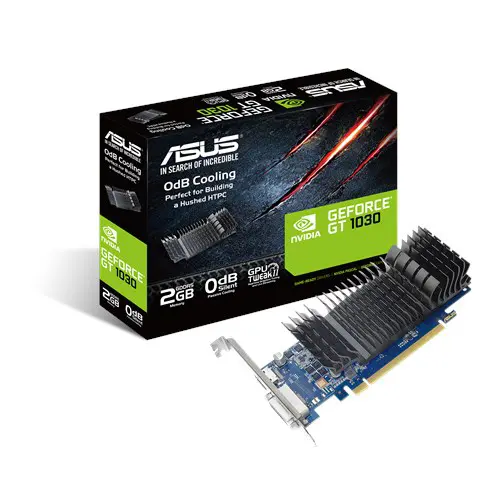 Видеокарта ASUS GeForce GT 1030 2GB GDDR5 Low Profile - image 1