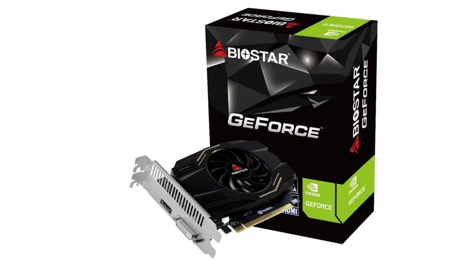 Placă video BIOSTAR GeForce GT1030, 4GB, DDR4, 64bit, DVI-I, HDMI