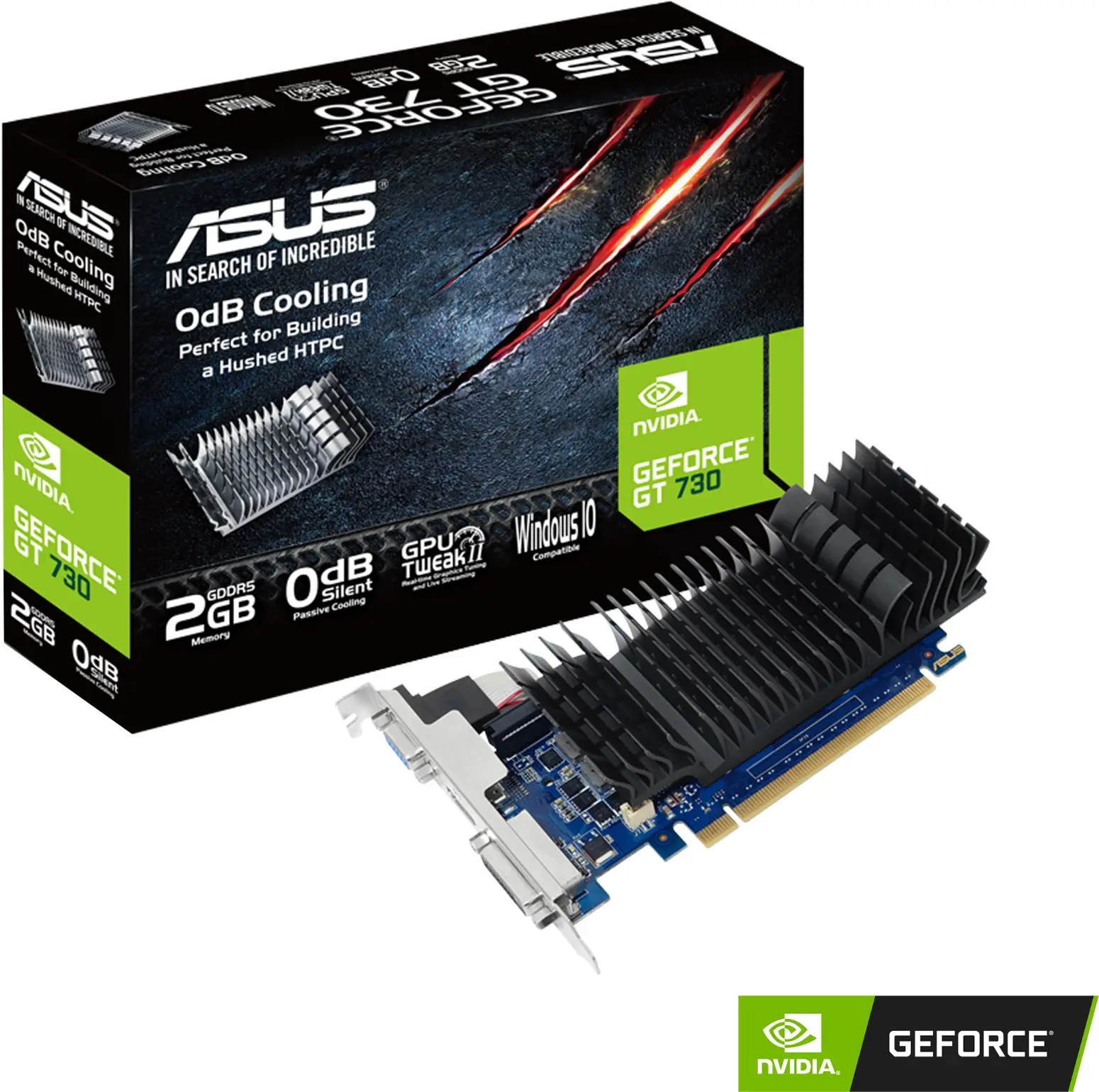Κάρτα γραφικών ASUS GeForce GT 730 2GB GDDR5 - image 3