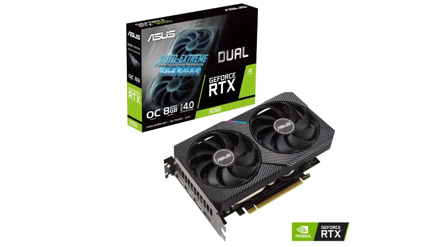 Видеокарта ASUS Dual RTX 3050 OC V2 8GB GDDR6 - image 1