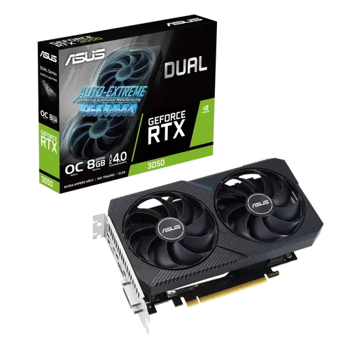 Placă video ASUS Dual RTX 3050 OC V2 8GB GDDR6 - 8