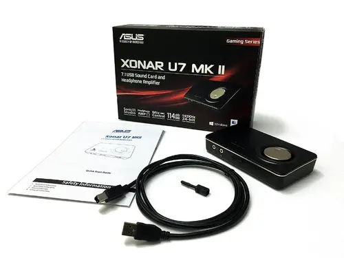 Звукова карта ASUS Xonar U7 MKII 7.1, USB, 114db, SNR - image 3