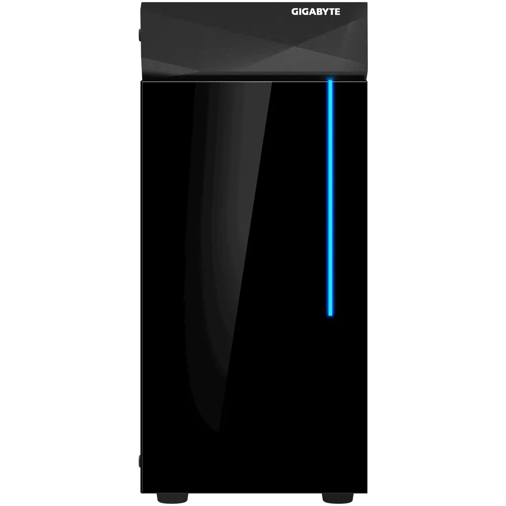Кутия Gigabyte C200G RGB, Mid Tower, Черна - image 1