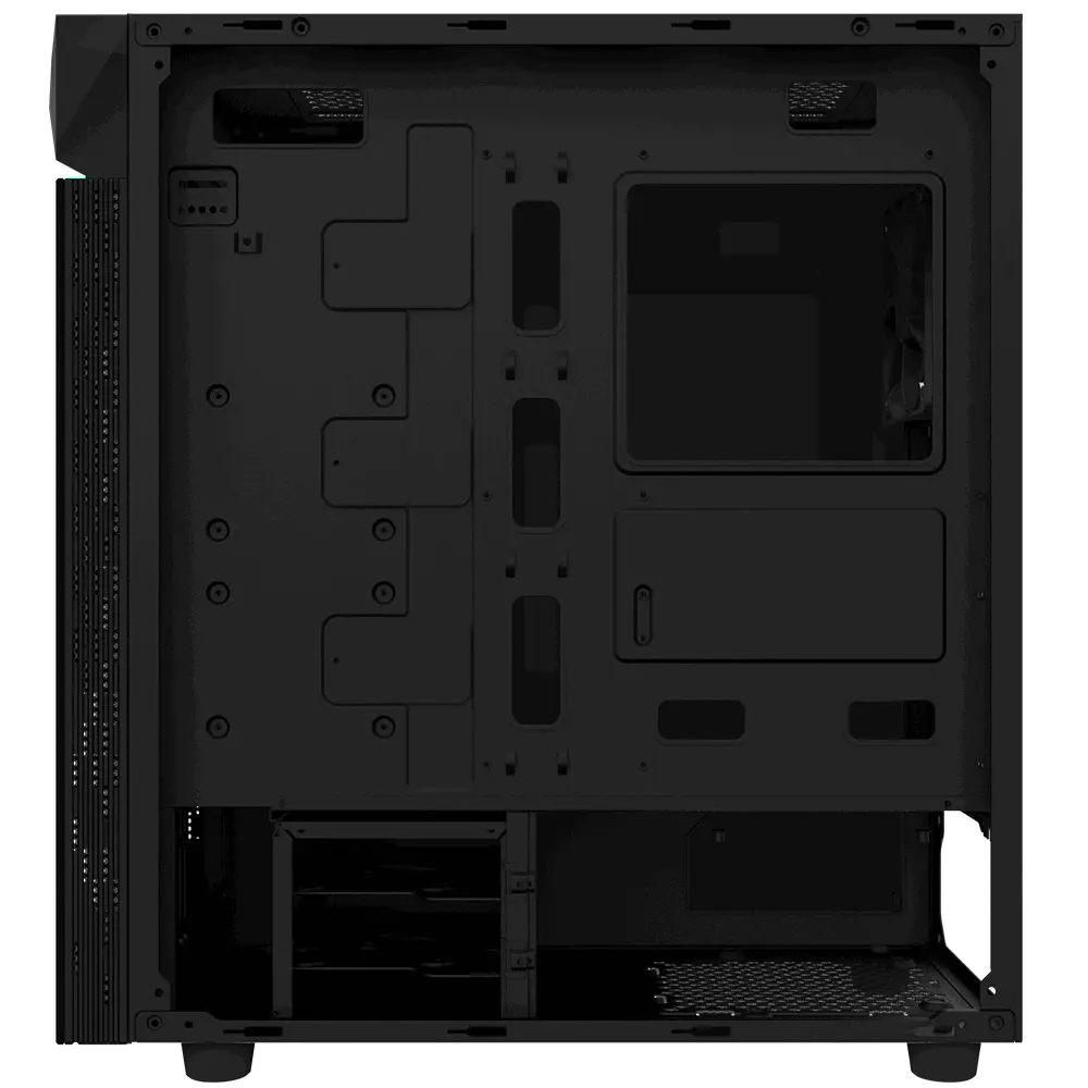 Кутия Gigabyte C200G RGB, Mid Tower, Черна - image 4
