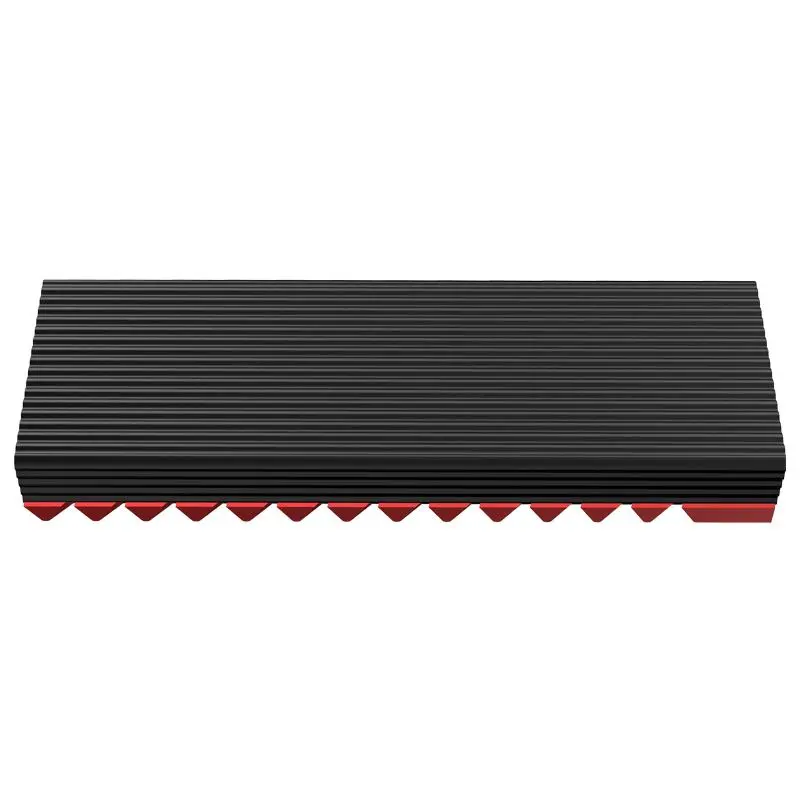 Radiator pasiv Jonsbo M.2 SSD, cu aripioare, Roșu - image 3