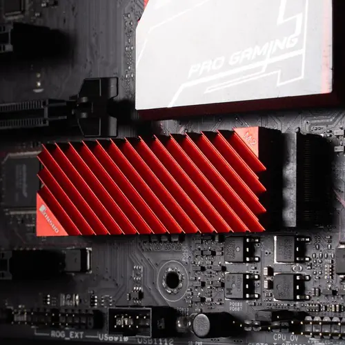 Παθητικός ψύκτρα Jonsbo M.2 SSD, με πτερύγια, Κόκκινο - 10