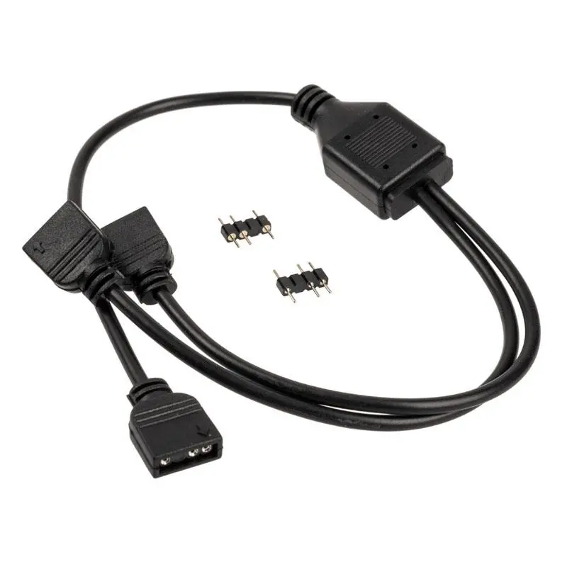 Cablu Kolink Y-Splitter 3 Pin pentru 2x dispozitive ARGB PGW-AC-KOL-043 - image 1