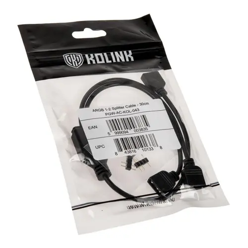 Καλώδιο Kolink Y-Splitter 3 Pin για 2x συσκευές ARGB PGW-AC-KOL-043 - 3
