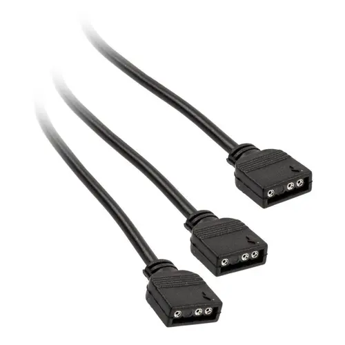 Cablu Kolink Y-Splitter 3 Pin pentru 2x dispozitive ARGB PGW-AC-KOL-043 - 1