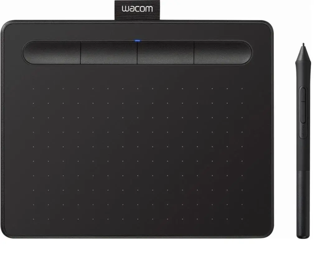 Графичен таблет Wacom Intuos S, Черен