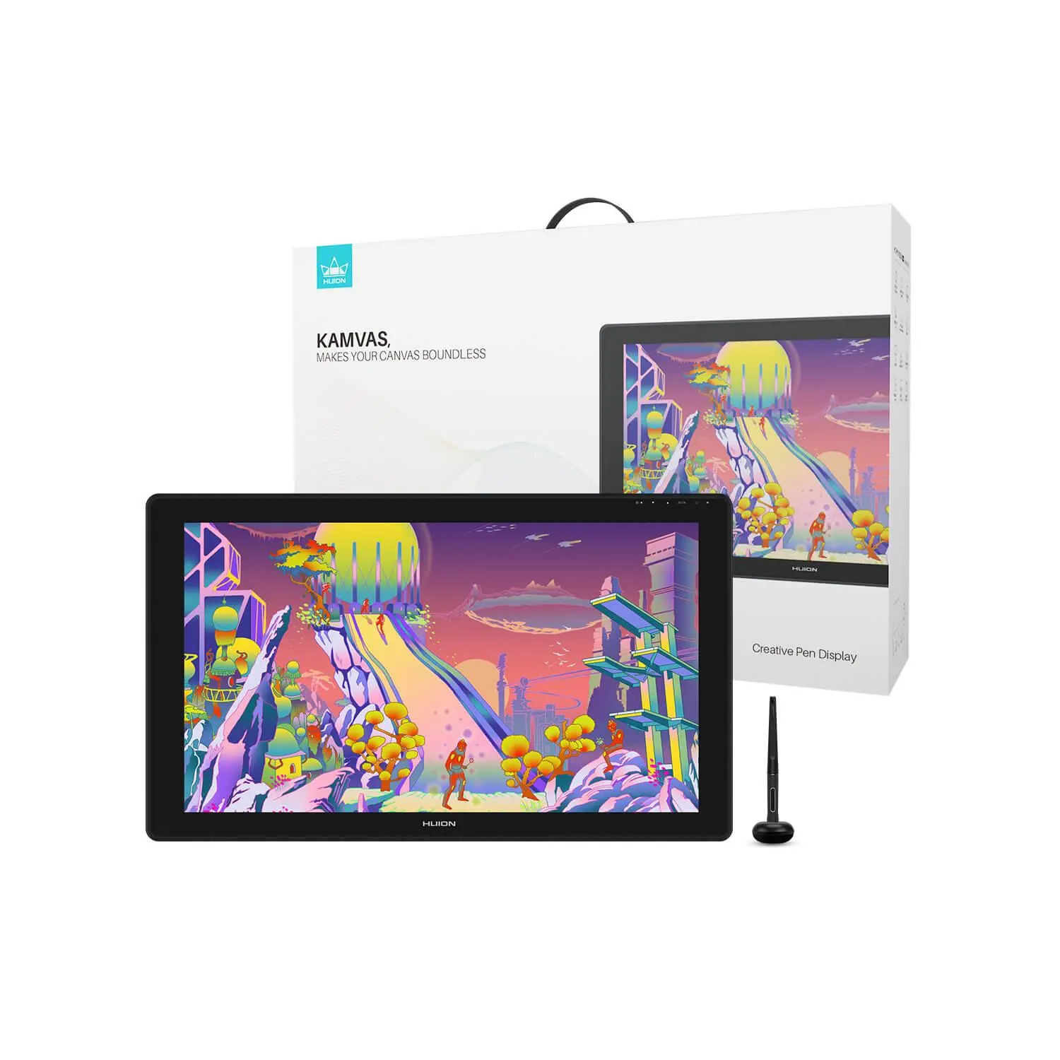 Οθόνη γραφικών τάμπλετ HUION Kamvas 24 Plus GS2402, Σκούρο γκρι - image 1