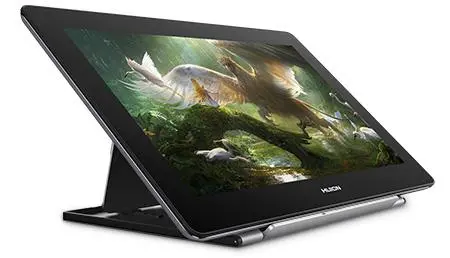 Tabletă grafică cu display HUION Kamvas Pro 16 4K GT1561, USB-C, Negru/Argintiu - image 1