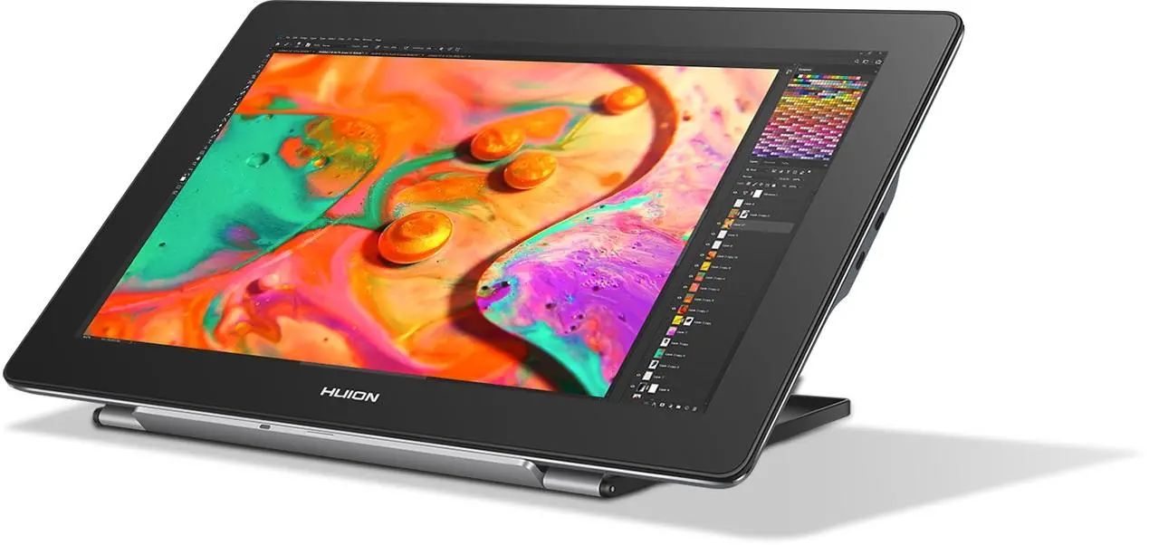 Tabletă grafică cu display HUION Kamvas Pro 16 4K GT1561, USB-C, Negru/Argintiu - image 3