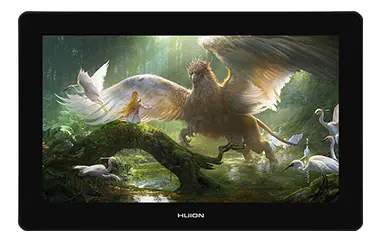 Tabletă grafică cu display HUION Kamvas Pro 16 4K GT1561, USB-C, Negru/Argintiu - 1