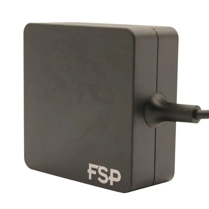 Универсално захранване(зарядно) за лаптоп FSP NB 65W, USB Type-C, Черен - image 1