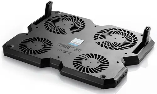 Охладител за лаптоп DeepCool Multi Core X6, 15.6", 2x140+100 mm, Черен - image 7