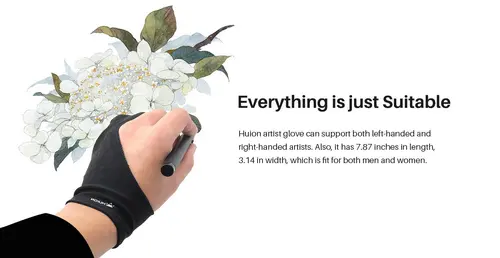 Mănușă pentru lucru cu tabletă grafică HUION Artist glove GL200 - 3