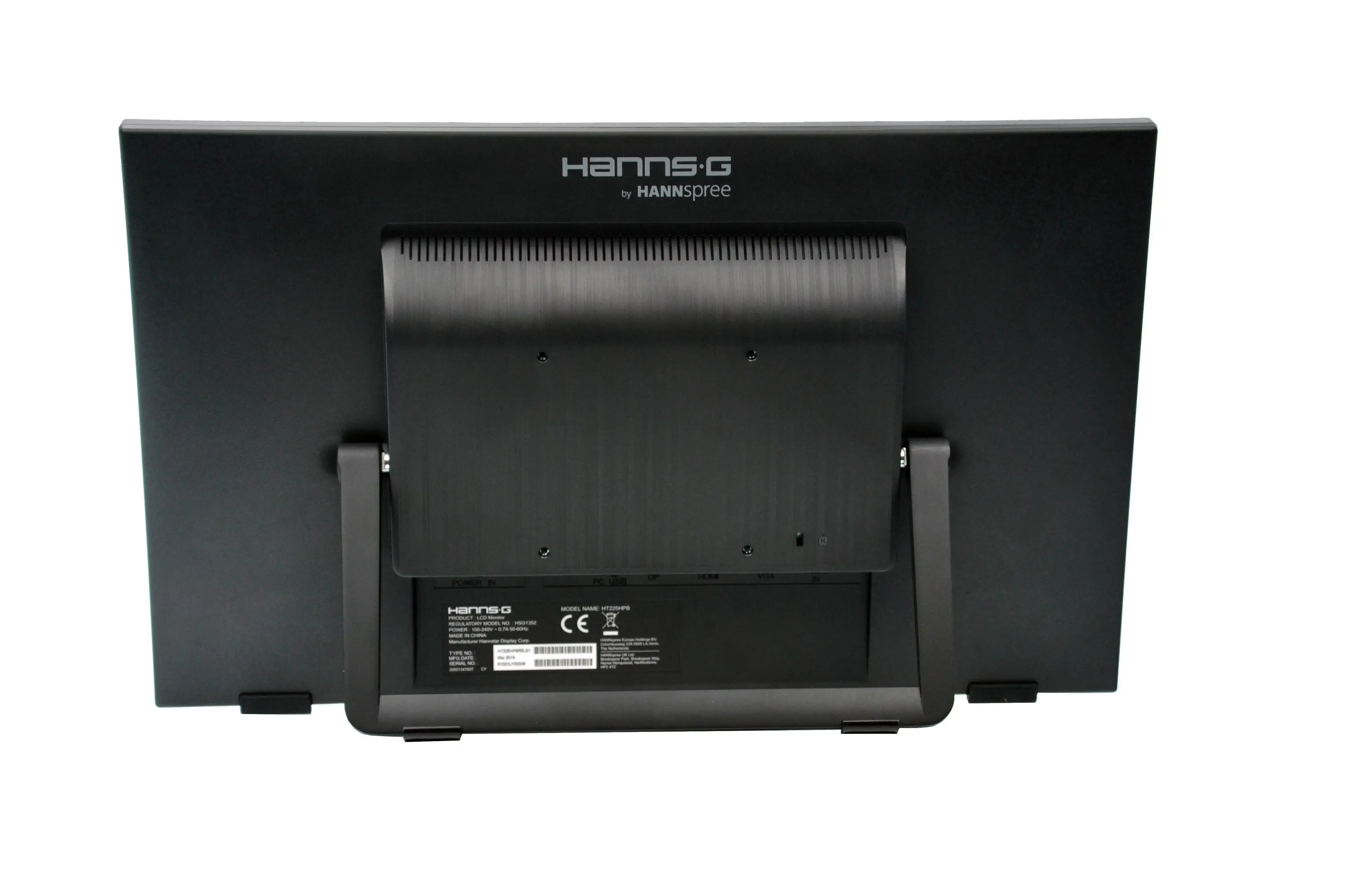 Тъч монитор HANNSPREE HT225HPB, LED, 21.5 inch, Wide, Full HD, Display Port, VGA, HDMI, Черен - image 2