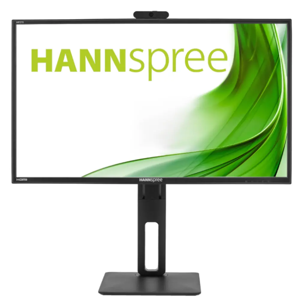 Монитор HANNSPREE HP248WJB, 27 inch, Wide, Full HD, Камера 5 mpix, D-Sub, HDMI, DP, Черен - image 2