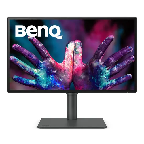 Монитор, BenQ PD2506Q  25" IPS, 2560x1440 WQHD, 95% P3, DisplayHDR 400, Uniformity, KVM, MST Daisy Chain, USB-C 65W Power Delivery, HDMI, DP, HAS, eye-care, Factory Calibration, Calman Certification, Panetone Validation, 4-side edge to edge, USB Hub, eye-care, De - image 2