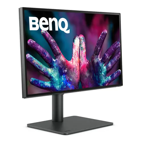 Монитор, BenQ PD2506Q  25" IPS, 2560x1440 WQHD, 95% P3, DisplayHDR 400, Uniformity, KVM, MST Daisy Chain, USB-C 65W Power Delivery, HDMI, DP, HAS, eye-care, Factory Calibration, Calman Certification, Panetone Validation, 4-side edge to edge, USB Hub, eye-care, De - image 3