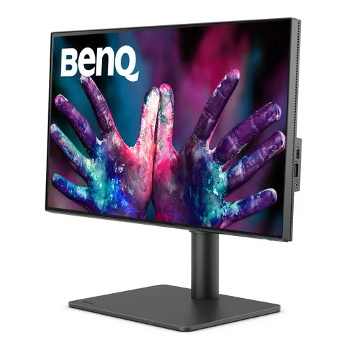 Монитор, BenQ PD2506Q  25" IPS, 2560x1440 WQHD, 95% P3, DisplayHDR 400, Uniformity, KVM, MST Daisy Chain, USB-C 65W Power Delivery, HDMI, DP, HAS, eye-care, Factory Calibration, Calman Certification, Panetone Validation, 4-side edge to edge, USB Hub, eye-care, De - image 5