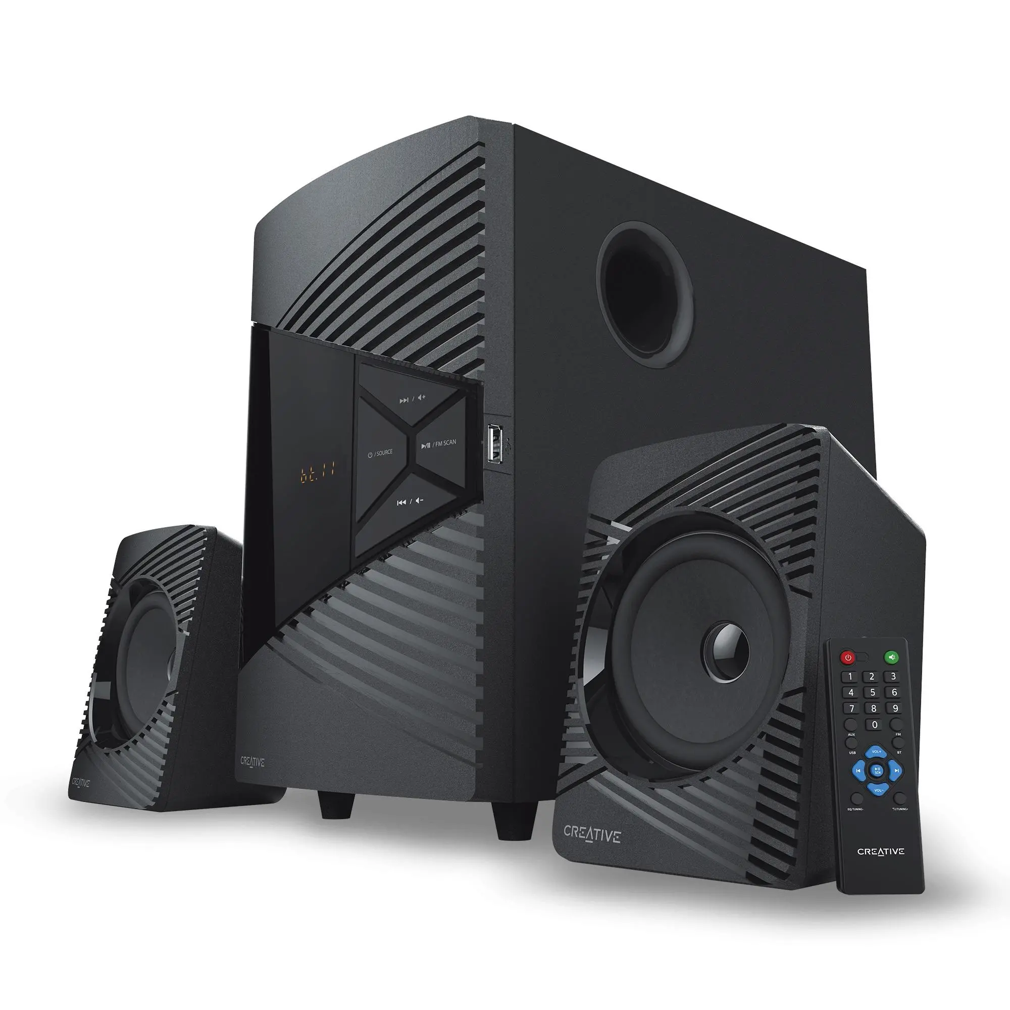 Σύστημα ηχείων 2.1 Creative SBS E2500, Bluetooth, FM, 30W, Μαύρο