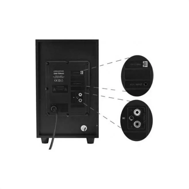 Озвучителна система 2.1 Creative SBS E2500,Bluetooth,FM, 30W, Черен - image 2