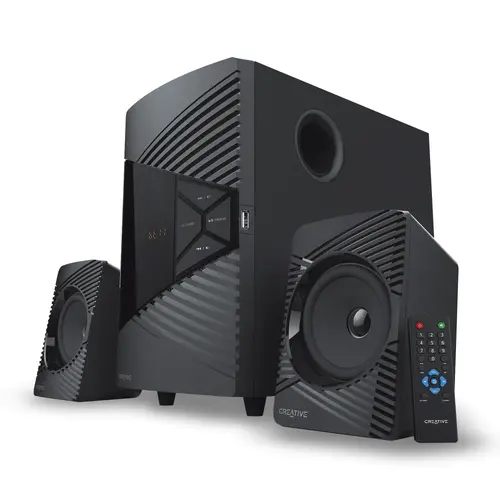 Σύστημα ηχείων 2.1 Creative SBS E2500, Bluetooth, FM, 30W, Μαύρο - 1