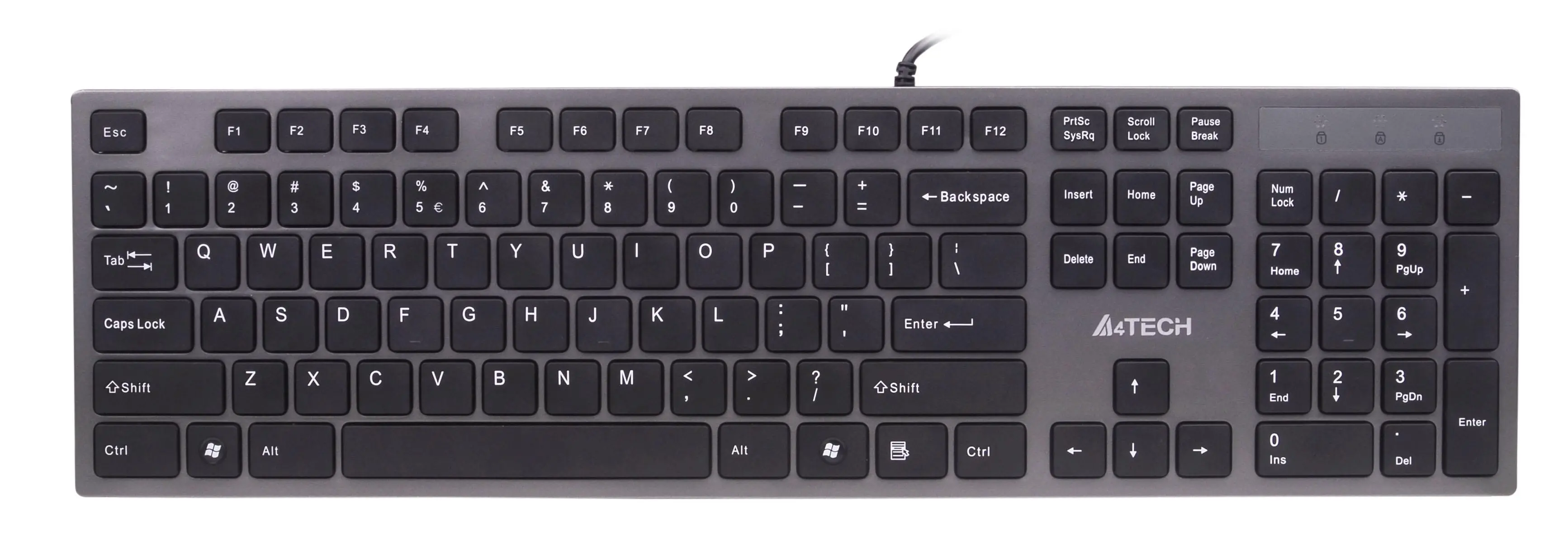 Клавиатура A4tech KV-300H, 2 х USB порт