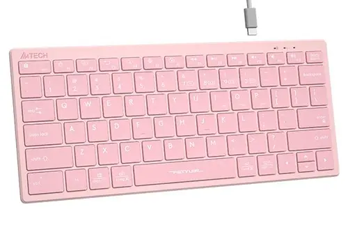 Безжична клавиатура A4TECH FBX51C FSTyler, розово - image 1