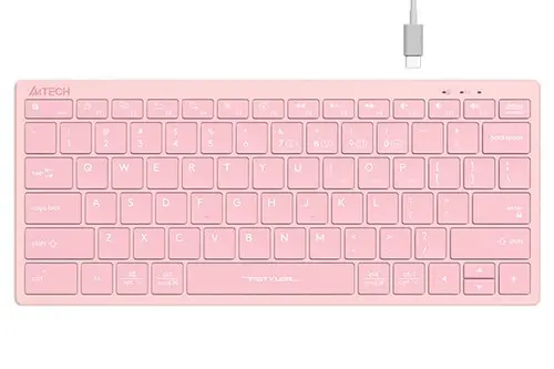 Ασύρματο πληκτρολόγιο A4TECH FBX51C FSTyler, ροζ - 1