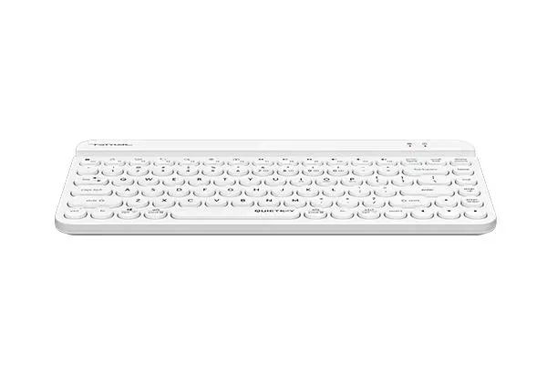 Безжична клавиатура A4tech Fstyler FBK30, Bluetooth, 2.4G, Стойка за телефон, Кирилизирана, Бяла - image 1